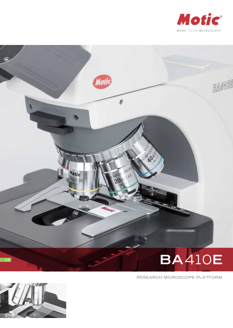 Motic Compound BA410E Microscope